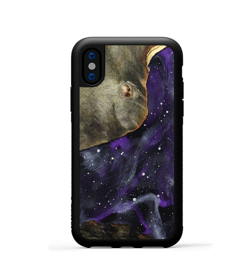 iPhone Xs Wood Phone Case - Sarah (Cosmos, 797954)