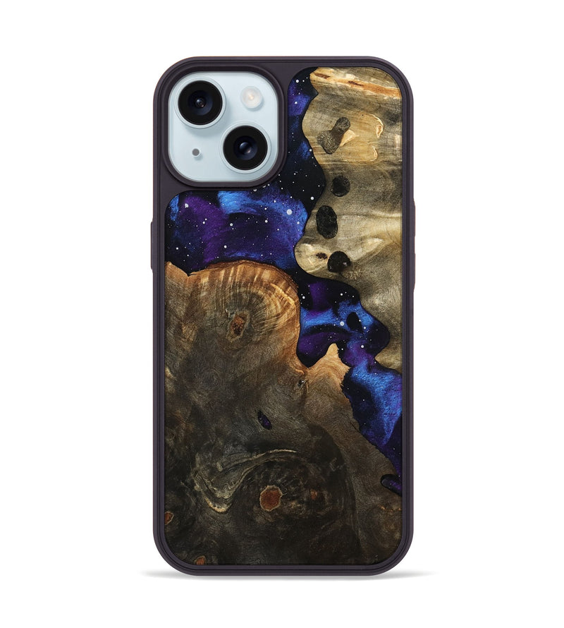 iPhone 15 Wood Phone Case - Opal (Cosmos, 797967)
