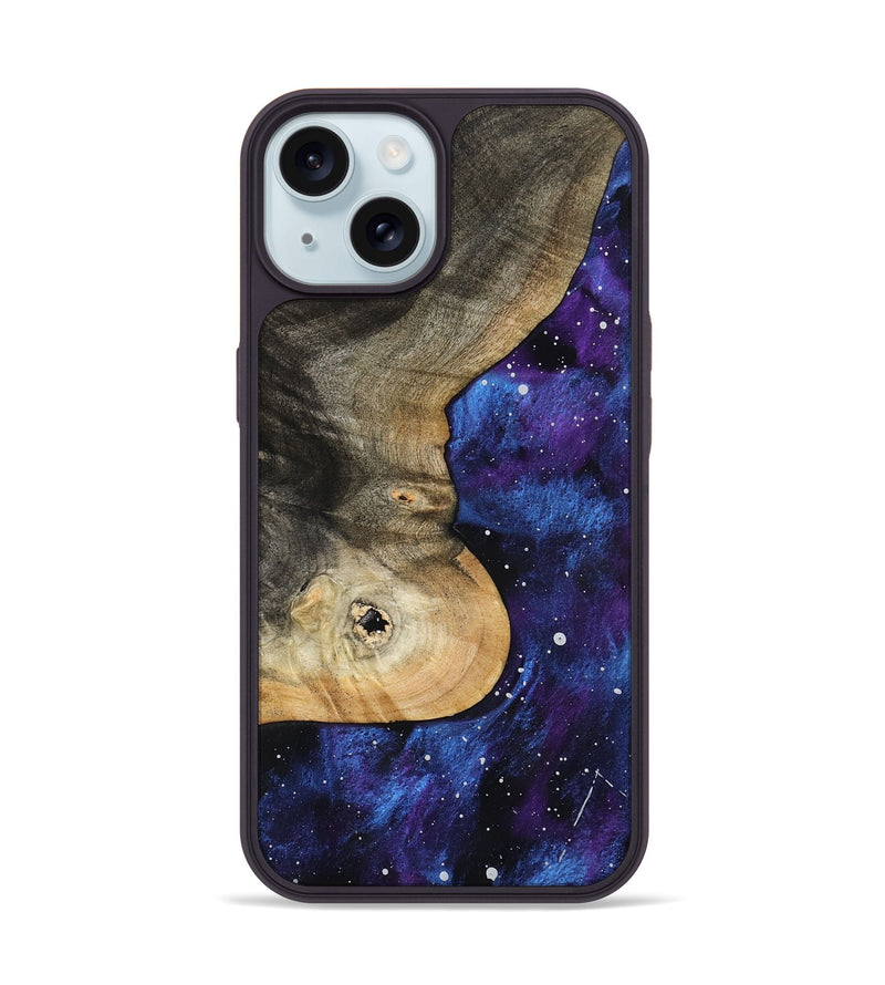 iPhone 15 Wood Phone Case - Lourdes (Cosmos, 797978)