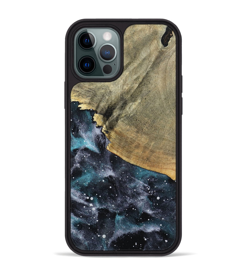 iPhone 12 Pro Max Wood Phone Case - German (Cosmos, 797986)