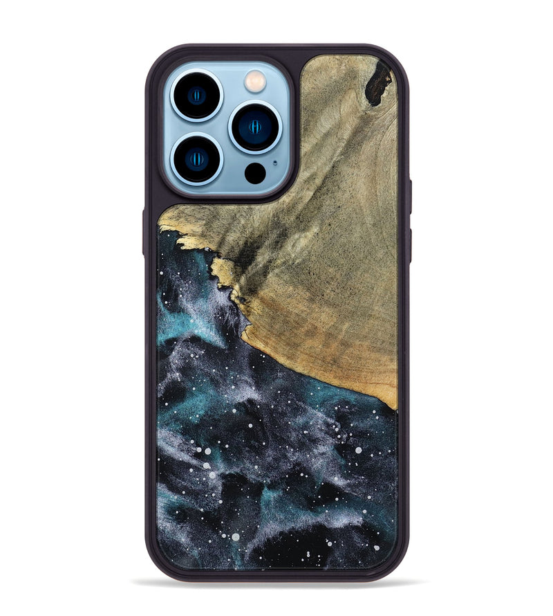 iPhone 14 Pro Max Wood Phone Case - German (Cosmos, 797986)