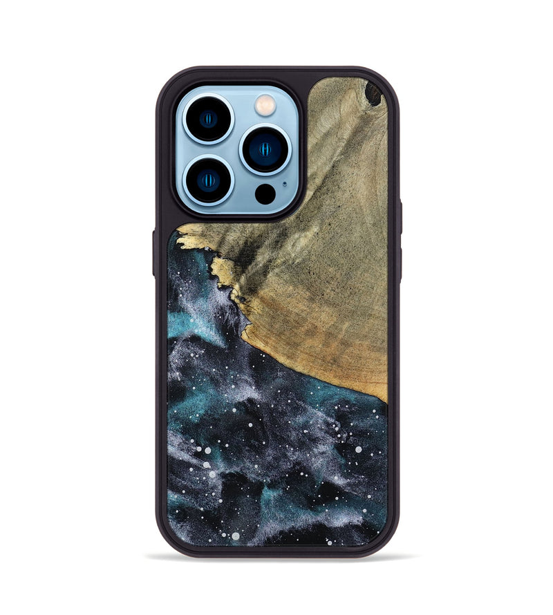 iPhone 14 Pro Wood Phone Case - German (Cosmos, 797986)