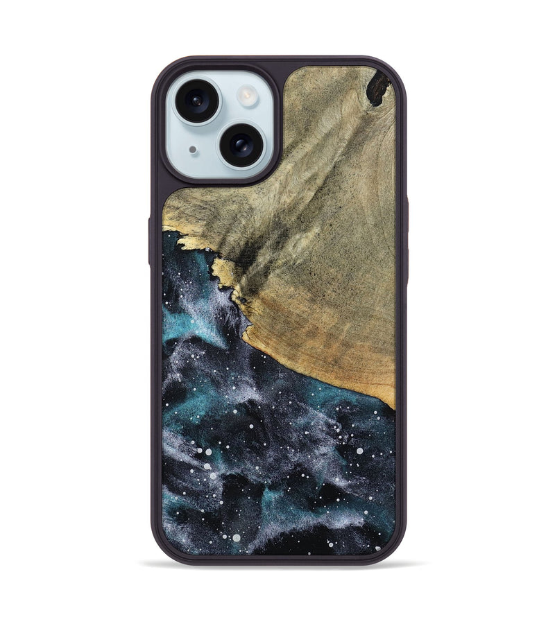 iPhone 15 Wood Phone Case - German (Cosmos, 797986)