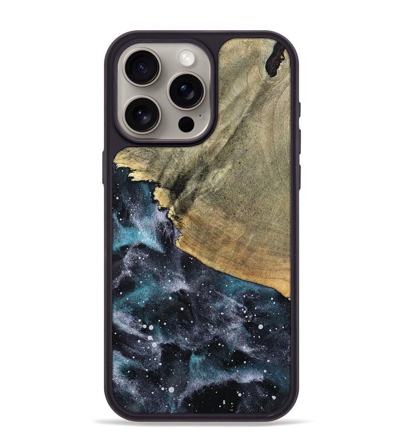 iPhone 15 Pro Max Wood Phone Case - German (Cosmos, 797986)