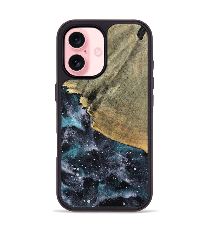 iPhone 16 Wood Phone Case - German (Cosmos, 797986)