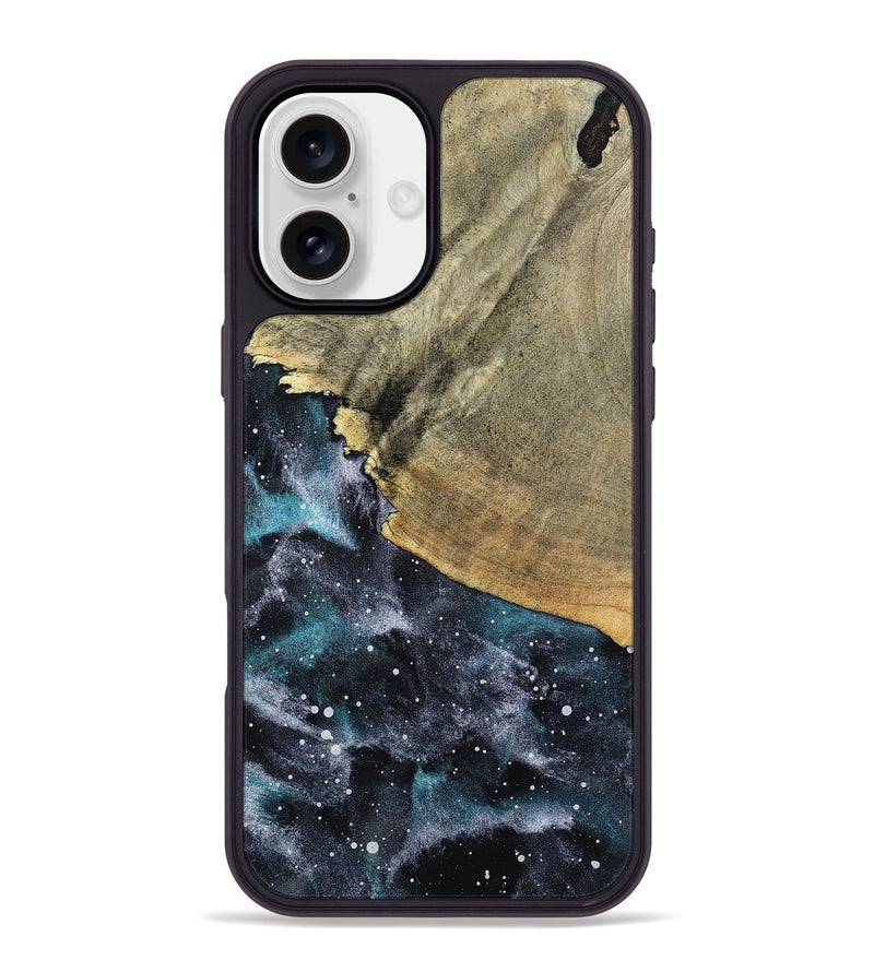 iPhone 16 Plus Wood Phone Case - German (Cosmos, 797986)