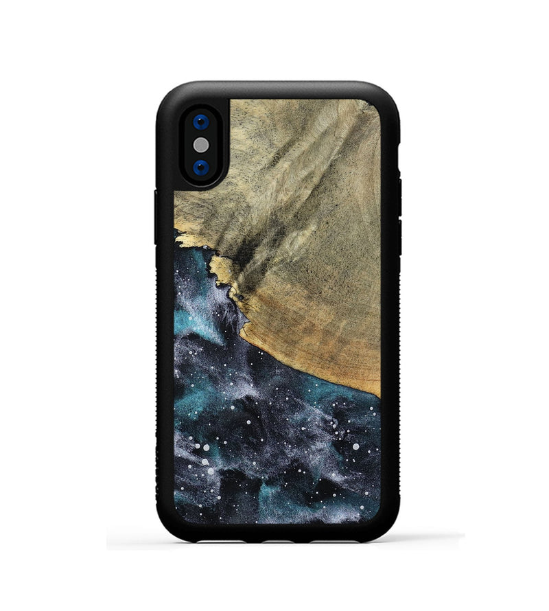 iPhone Xs Wood Phone Case - German (Cosmos, 797986)