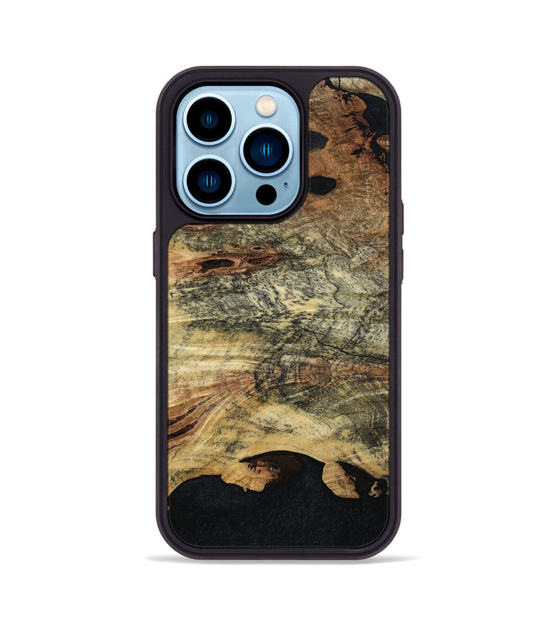 iPhone 14 Pro Wood Phone Case - Sylas (Wood Burl, 797990)