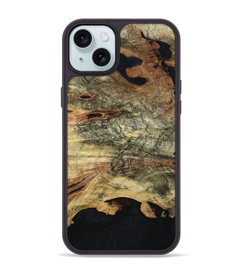 iPhone 15 Plus Wood Phone Case - Sylas (Wood Burl, 797990)