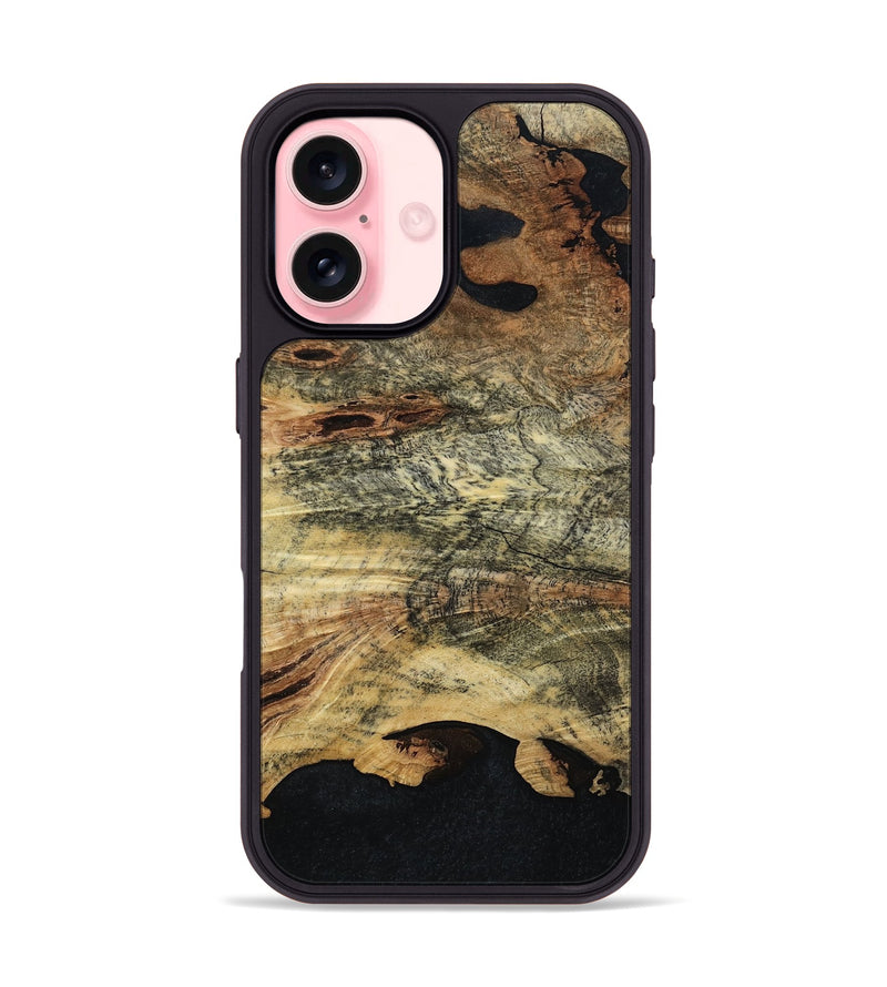 iPhone 16 Wood Phone Case - Sylas (Wood Burl, 797990)
