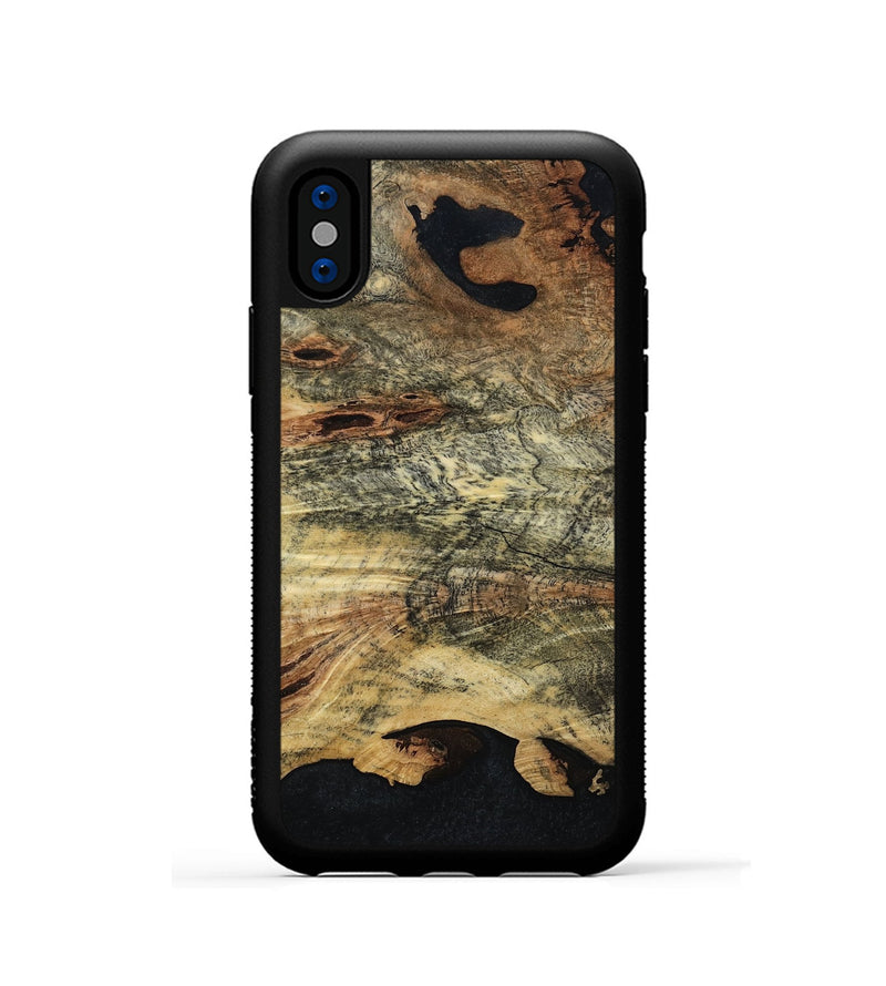 iPhone Xs Wood Phone Case - Sylas (Wood Burl, 797990)