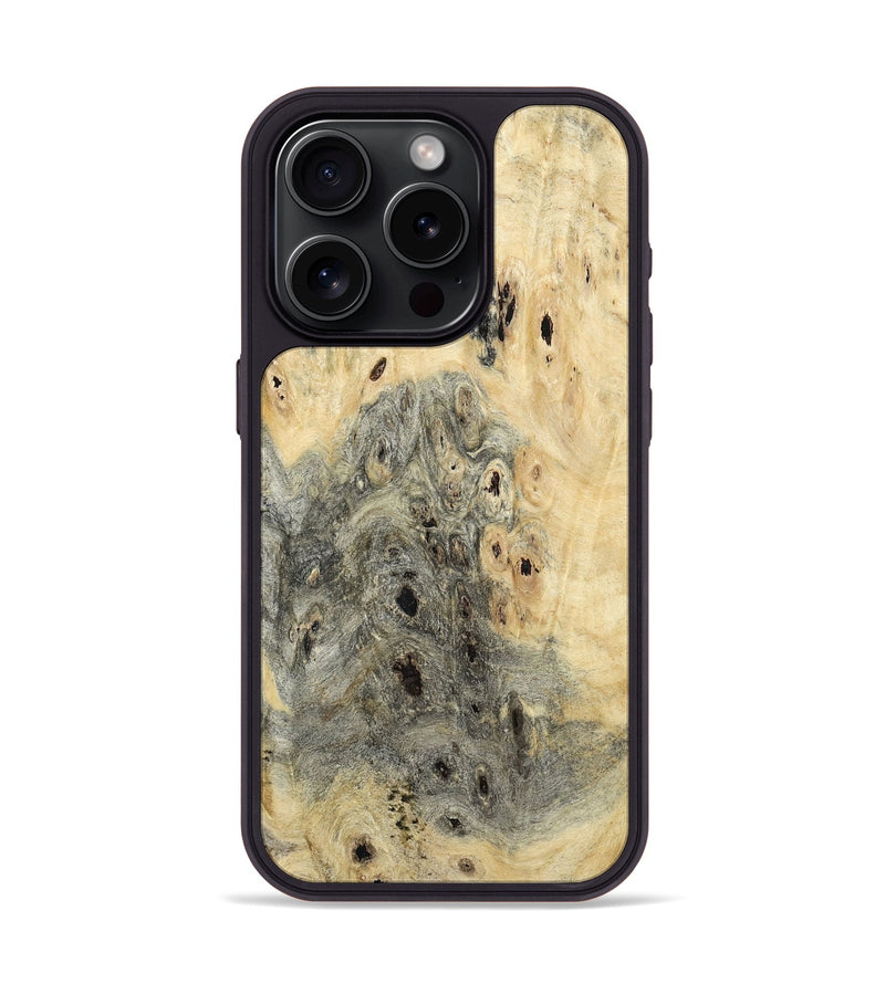 iPhone 15 Pro Wood Phone Case - Mae (Wood Burl, 797991)