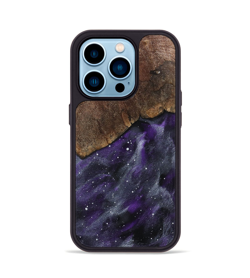 iPhone 14 Pro Wood Phone Case - Tevin (Cosmos, 797997)