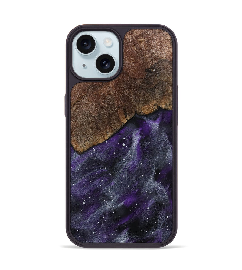 iPhone 15 Wood Phone Case - Tevin (Cosmos, 797997)