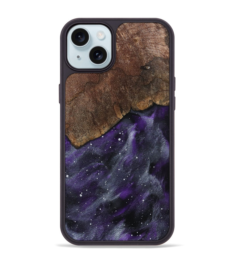 iPhone 15 Plus Wood Phone Case - Tevin (Cosmos, 797997)