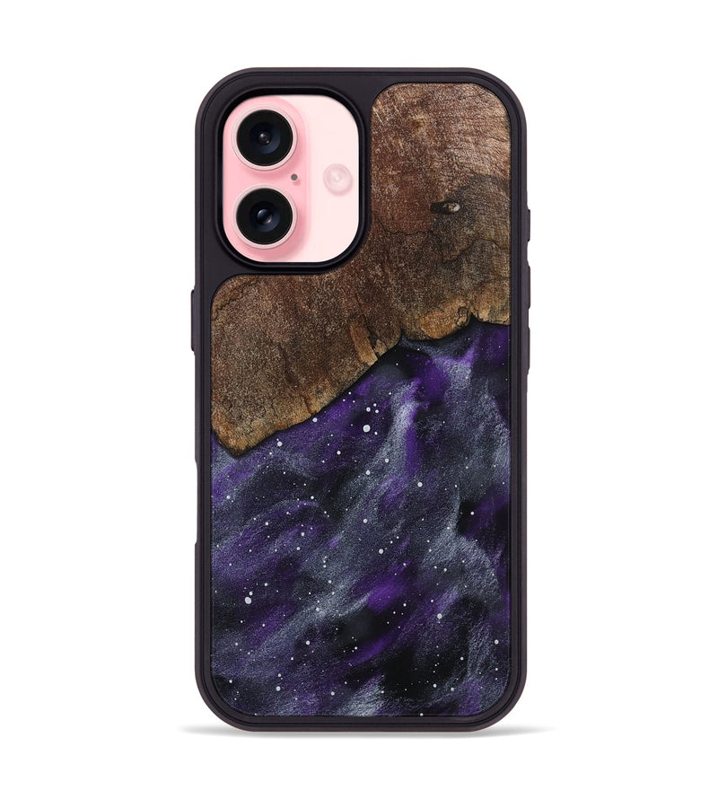 iPhone 16 Wood Phone Case - Tevin (Cosmos, 797997)