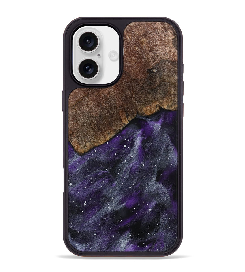 iPhone 16 Plus Wood Phone Case - Tevin (Cosmos, 797997)
