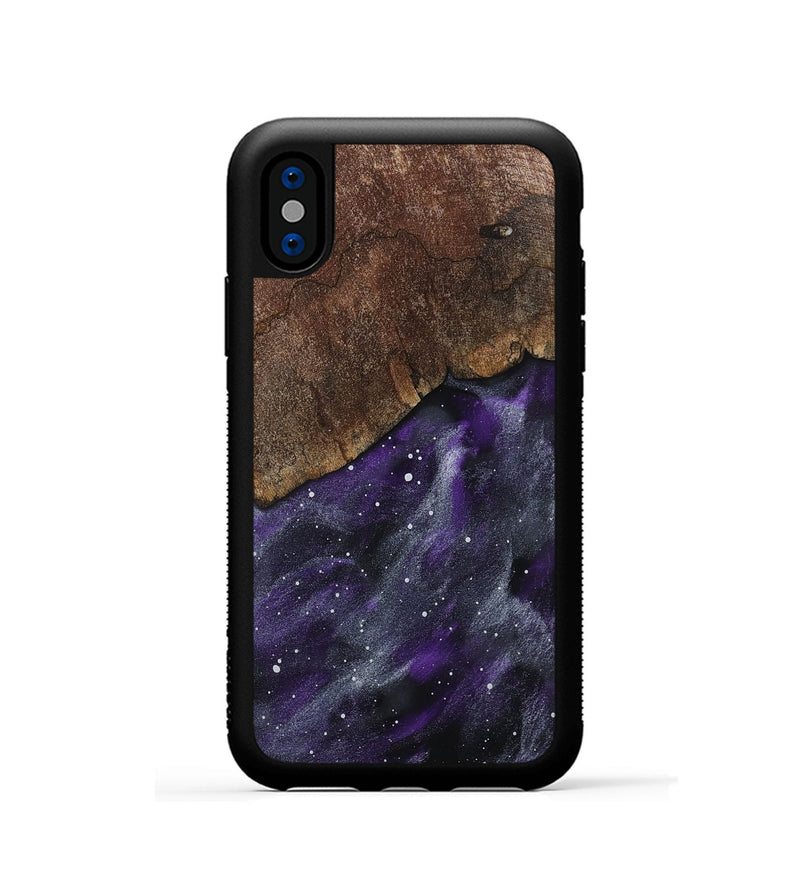 iPhone Xs Wood Phone Case - Tevin (Cosmos, 797997)