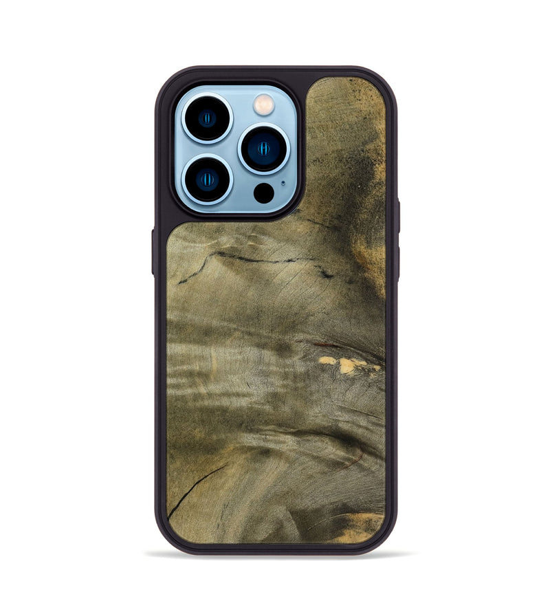 iPhone 14 Pro Wood Phone Case - Raul (Wood Burl, 798016)