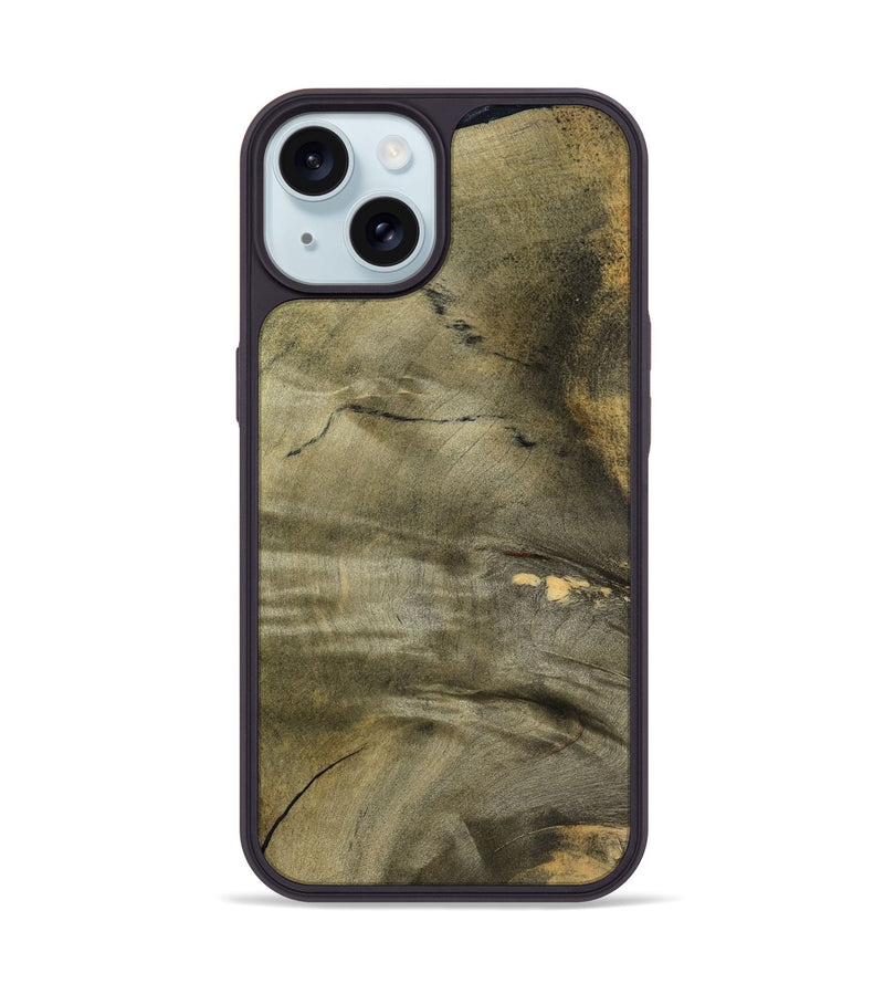 iPhone 15 Wood Phone Case - Raul (Wood Burl, 798016)