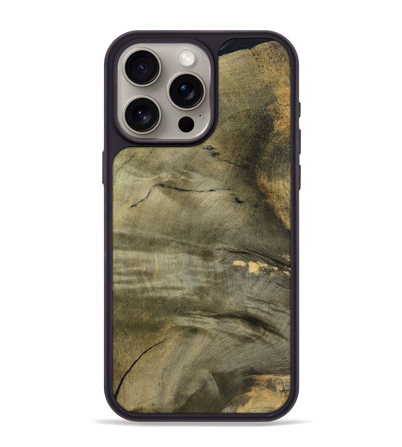 iPhone 15 Pro Max Wood Phone Case - Raul (Wood Burl, 798016)