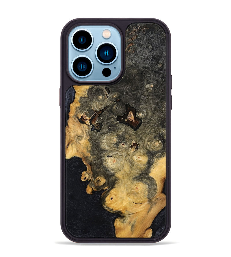 iPhone 14 Pro Max Wood Phone Case - Zaniyah (Wood Burl, 798017)