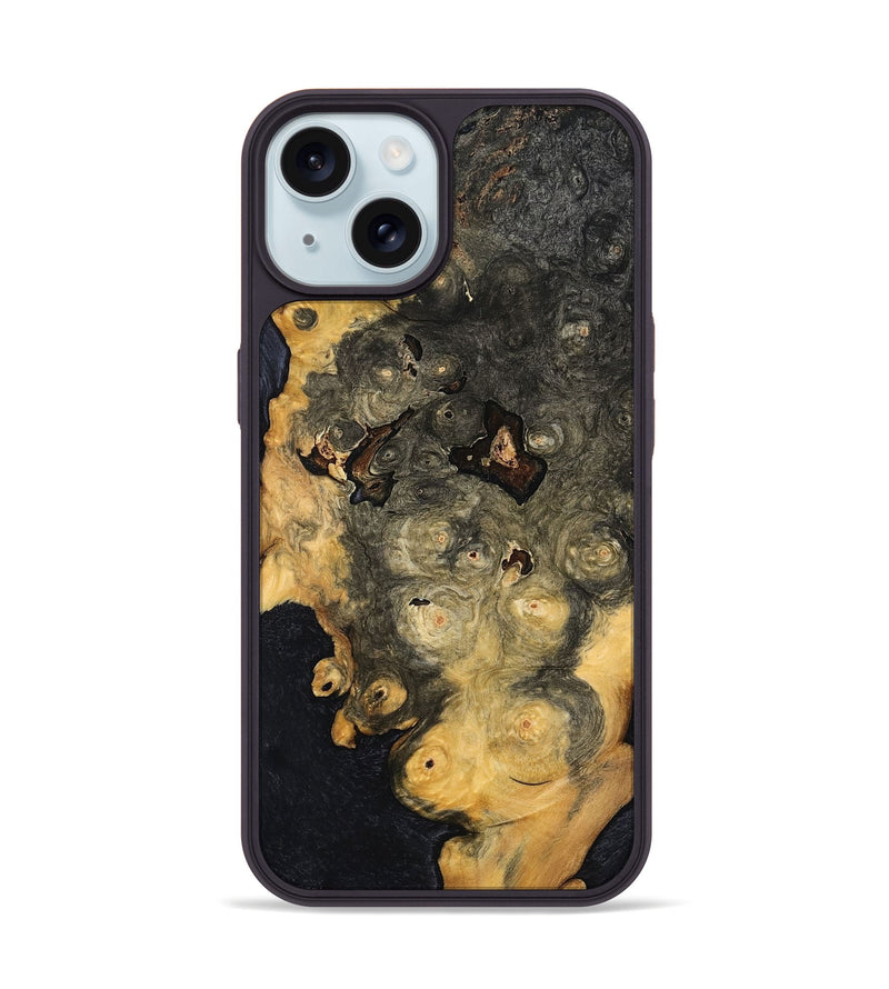 iPhone 15 Wood Phone Case - Zaniyah (Wood Burl, 798017)