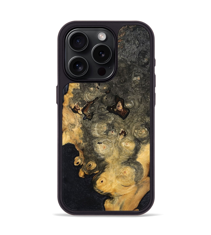 iPhone 15 Pro Wood Phone Case - Zaniyah (Wood Burl, 798017)