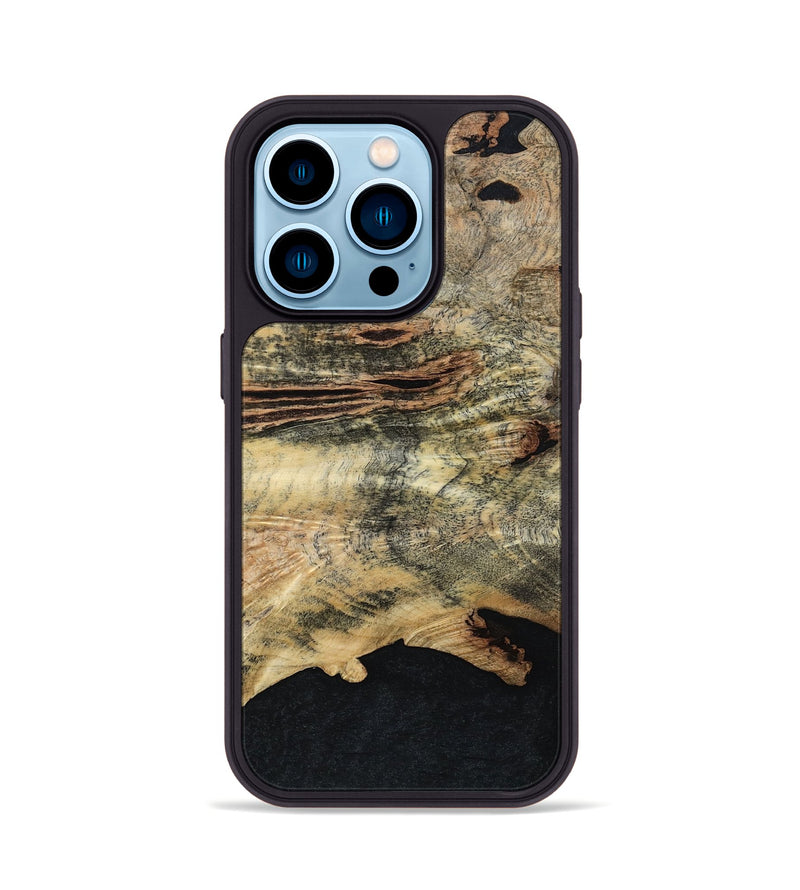 iPhone 14 Pro Wood Phone Case - Kathy (Wood Burl, 798019)