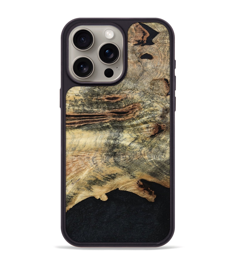 iPhone 15 Pro Max Wood Phone Case - Kathy (Wood Burl, 798019)