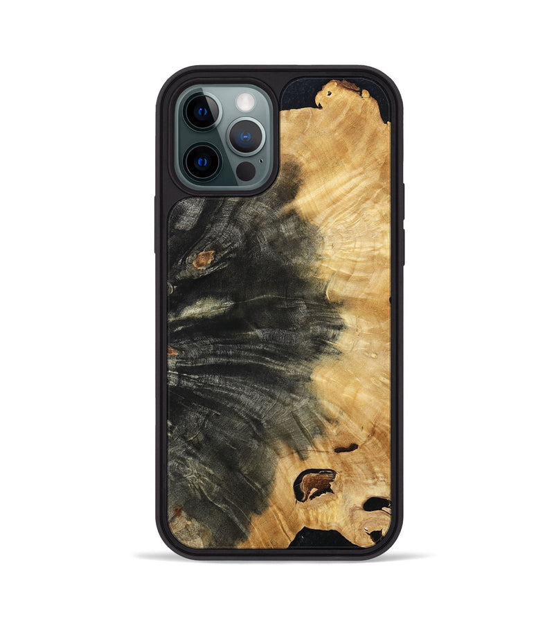 iPhone 12 Pro Wood Phone Case - Almon (Wood Burl, 798023)