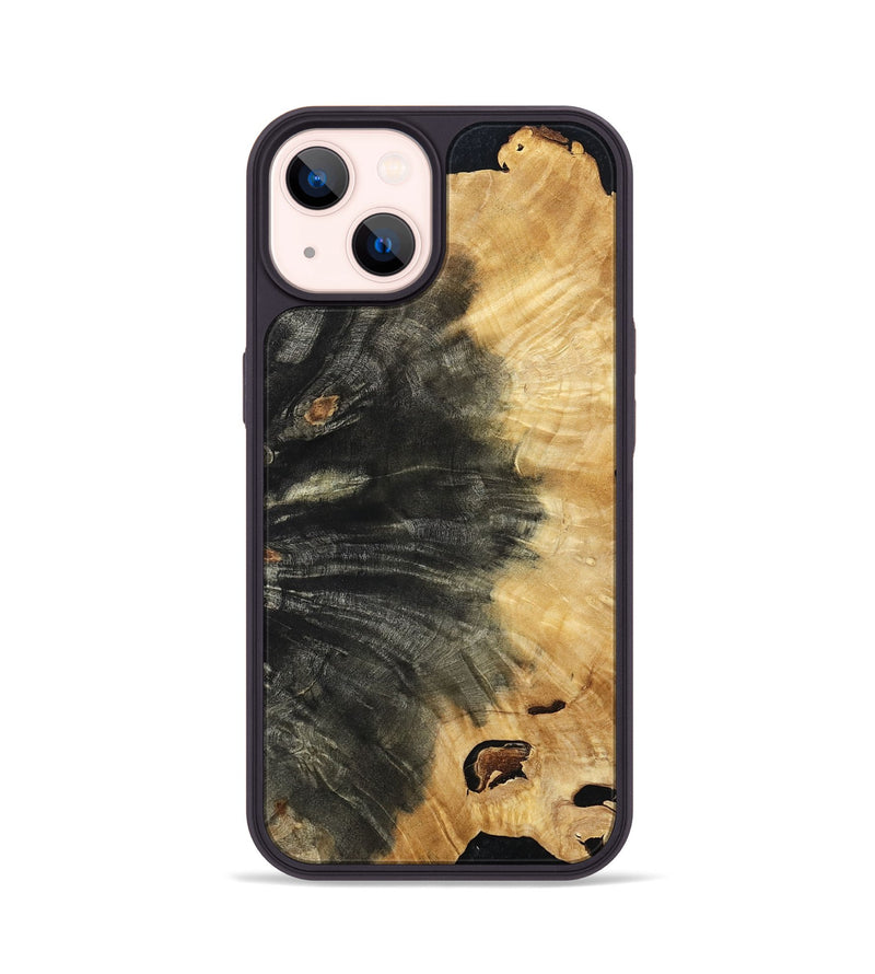 iPhone 14 Wood Phone Case - Almon (Wood Burl, 798023)