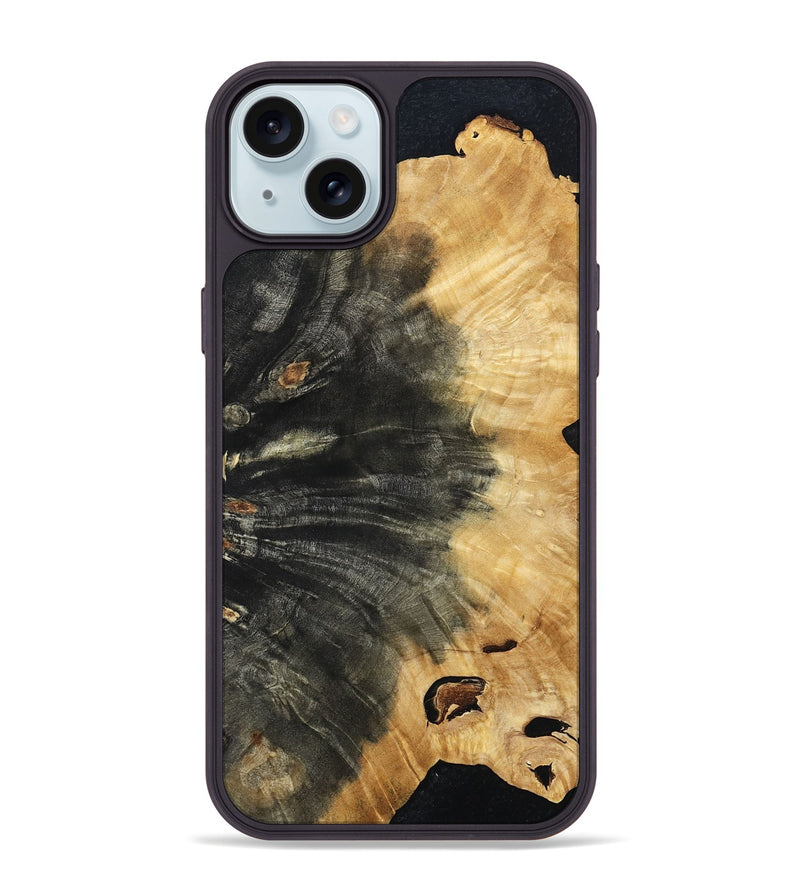 iPhone 15 Plus Wood Phone Case - Almon (Wood Burl, 798023)