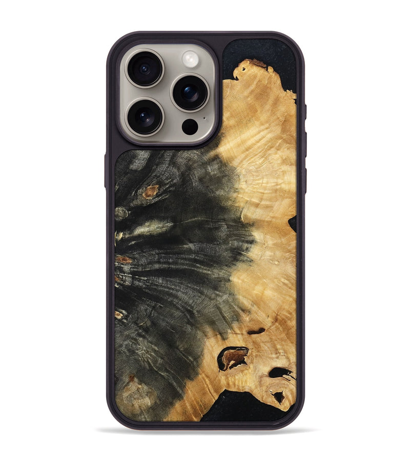 iPhone 15 Pro Max Wood Phone Case - Almon (Wood Burl, 798023)