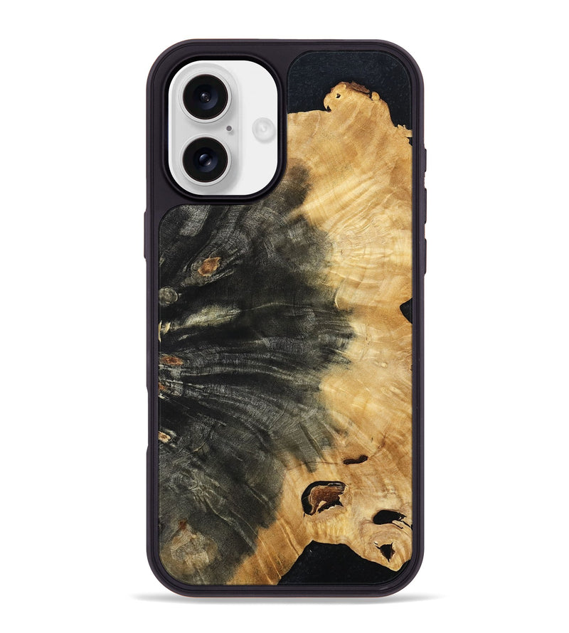 iPhone 16 Plus Wood Phone Case - Almon (Wood Burl, 798023)