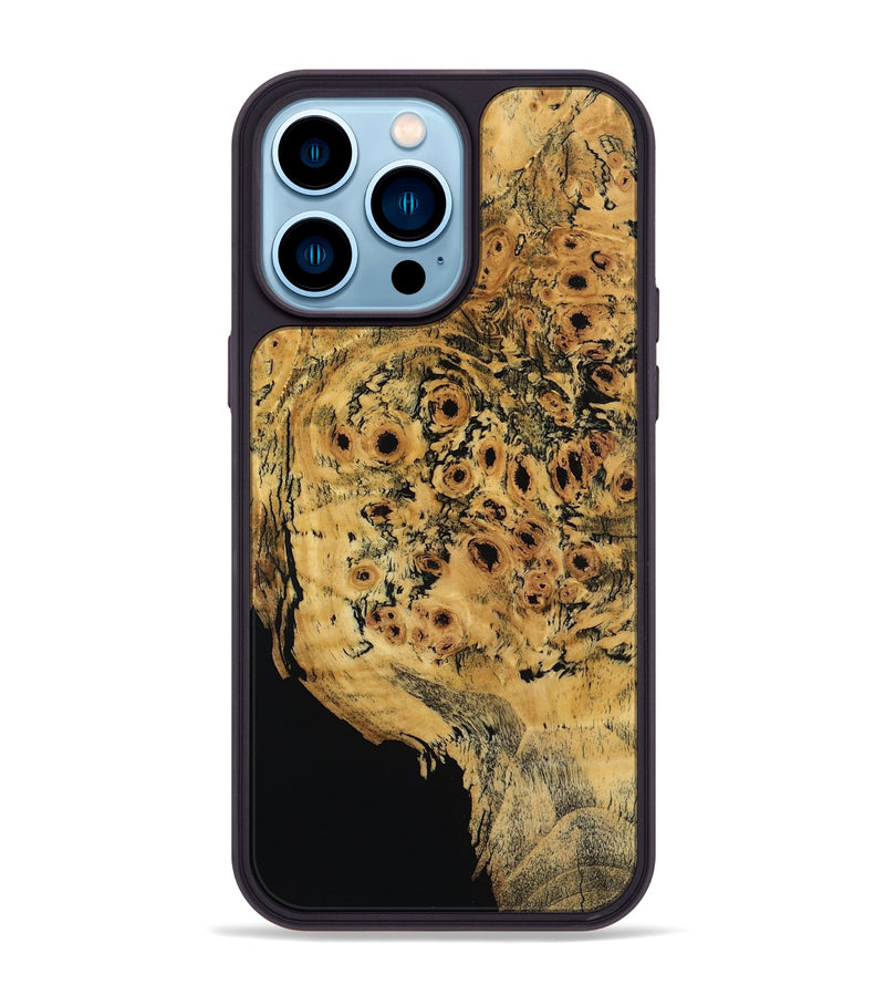 iPhone 14 Pro Max Wood Phone Case - America (Wood Burl, 798024)