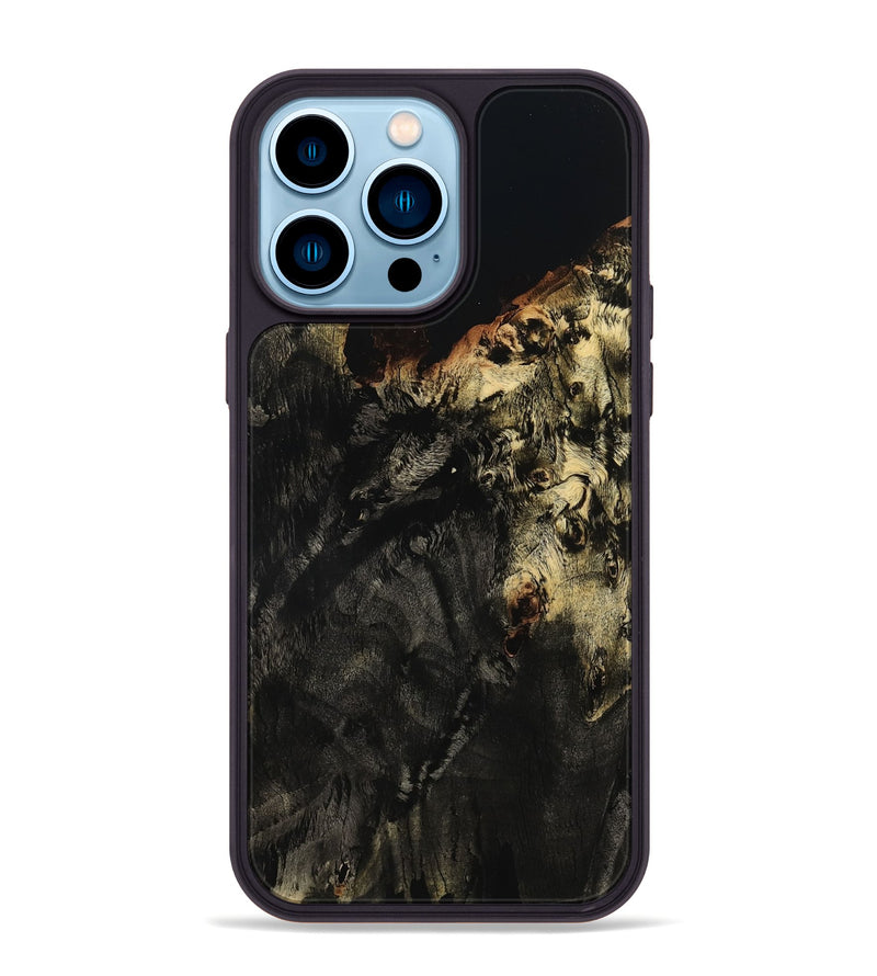 iPhone 14 Pro Max Wood Phone Case - Jaquan (Double Dyed, 798025)