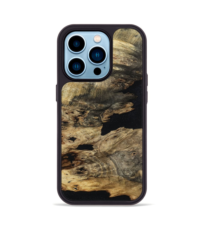 iPhone 14 Pro Wood Phone Case - Lettie (Wood Burl, 798026)