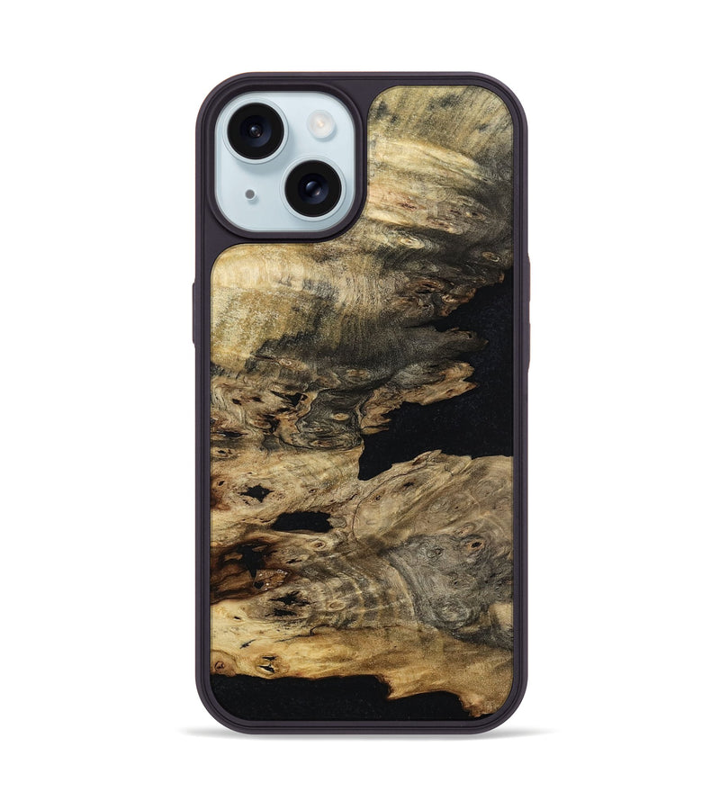 iPhone 15 Wood Phone Case - Lettie (Wood Burl, 798026)