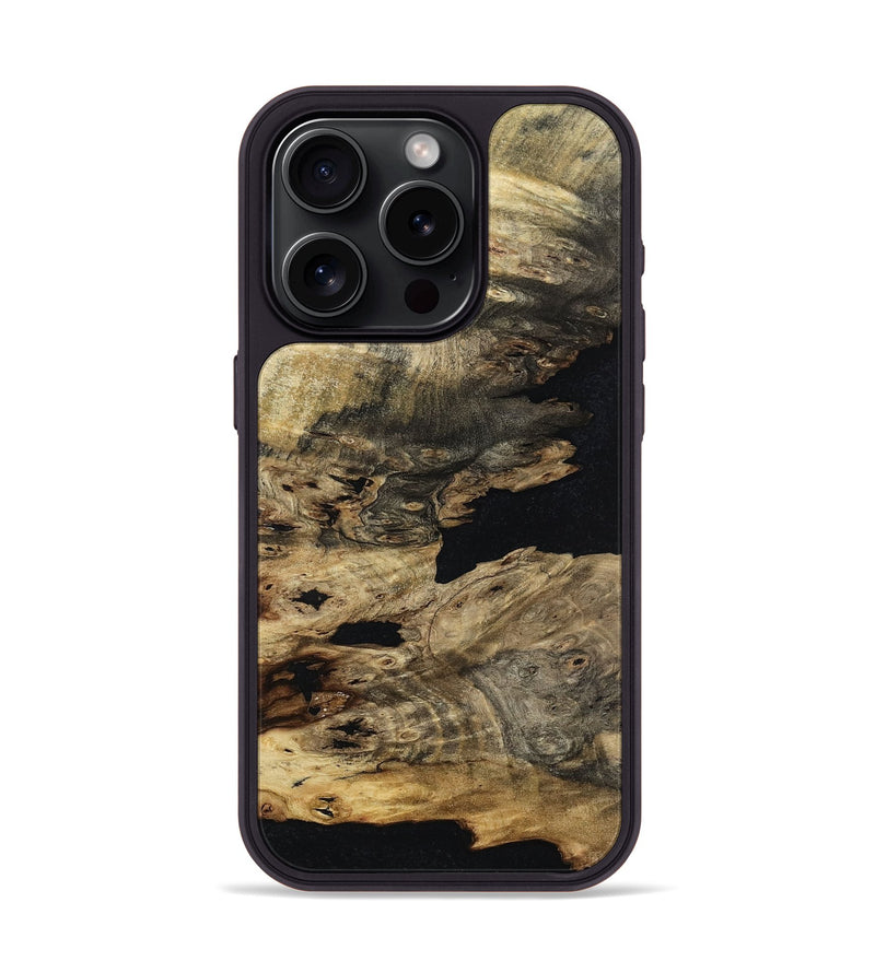 iPhone 15 Pro Wood Phone Case - Lettie (Wood Burl, 798026)