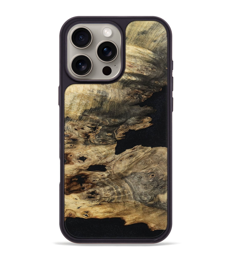 iPhone 16 Pro Max Wood Phone Case - Lettie (Wood Burl, 798026)