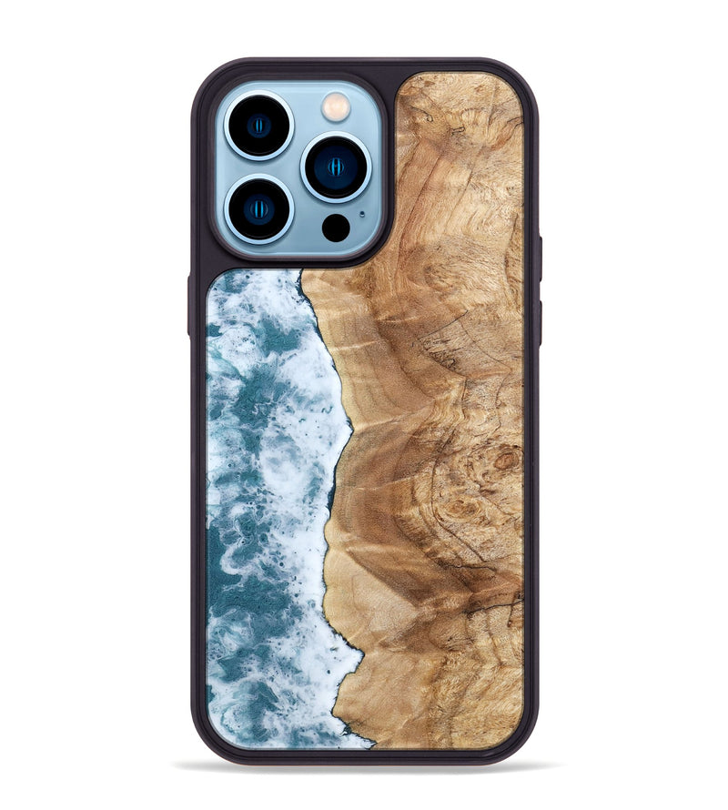 iPhone 14 Pro Max Wood Phone Case - Saanvi (Coastal, 798057)