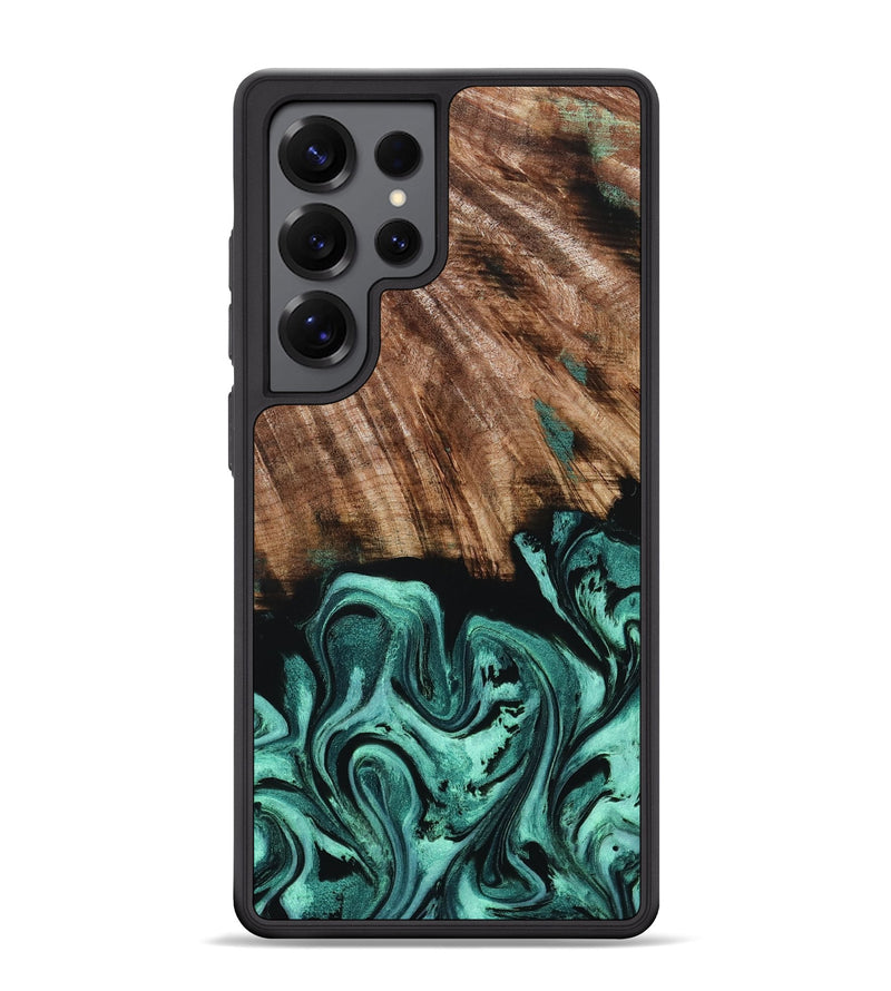 Galaxy S25 Ultra Wood Phone Case - Nannie (Green, 798077)