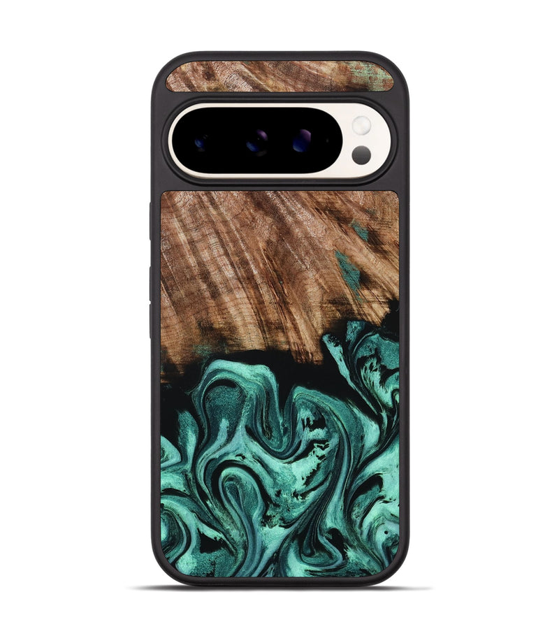 Pixel 9 Pro Wood Phone Case - Nannie (Green, 798077)