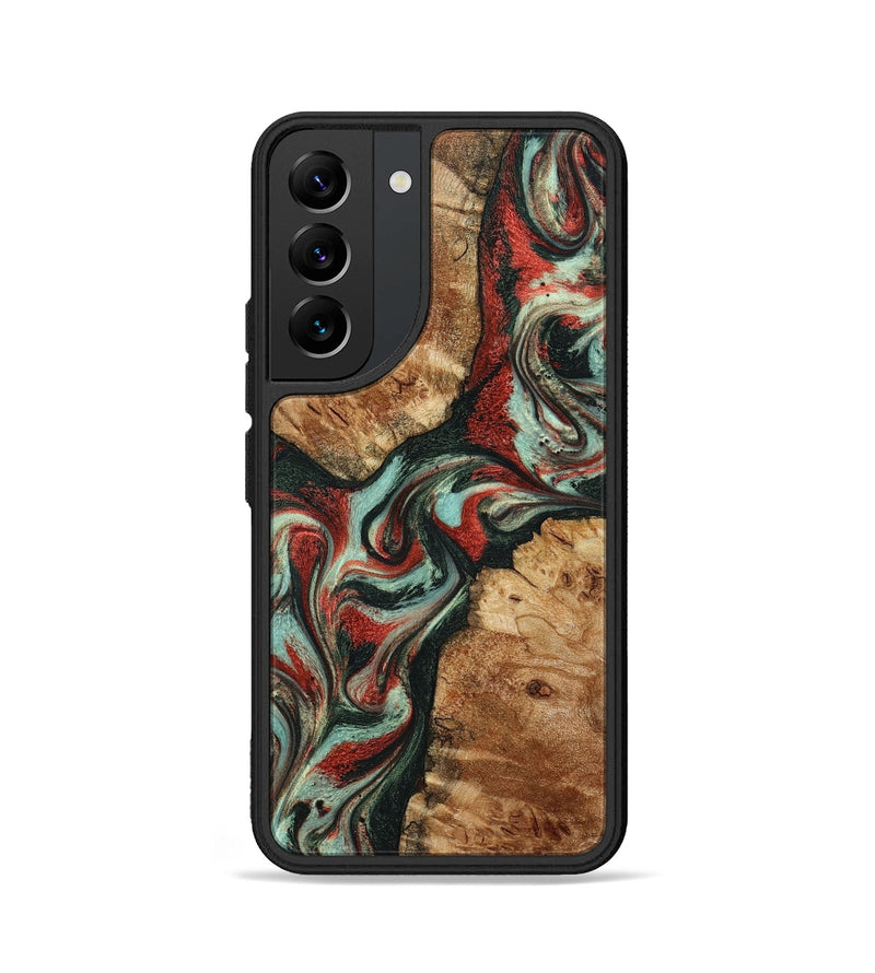 Galaxy S22 Wood Phone Case - Selena (Green, 798101)