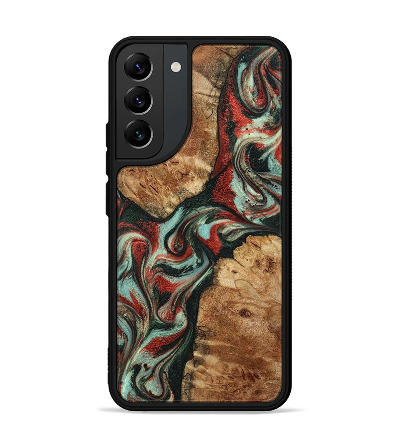 Galaxy S22 Plus Wood Phone Case - Selena (Green, 798101)