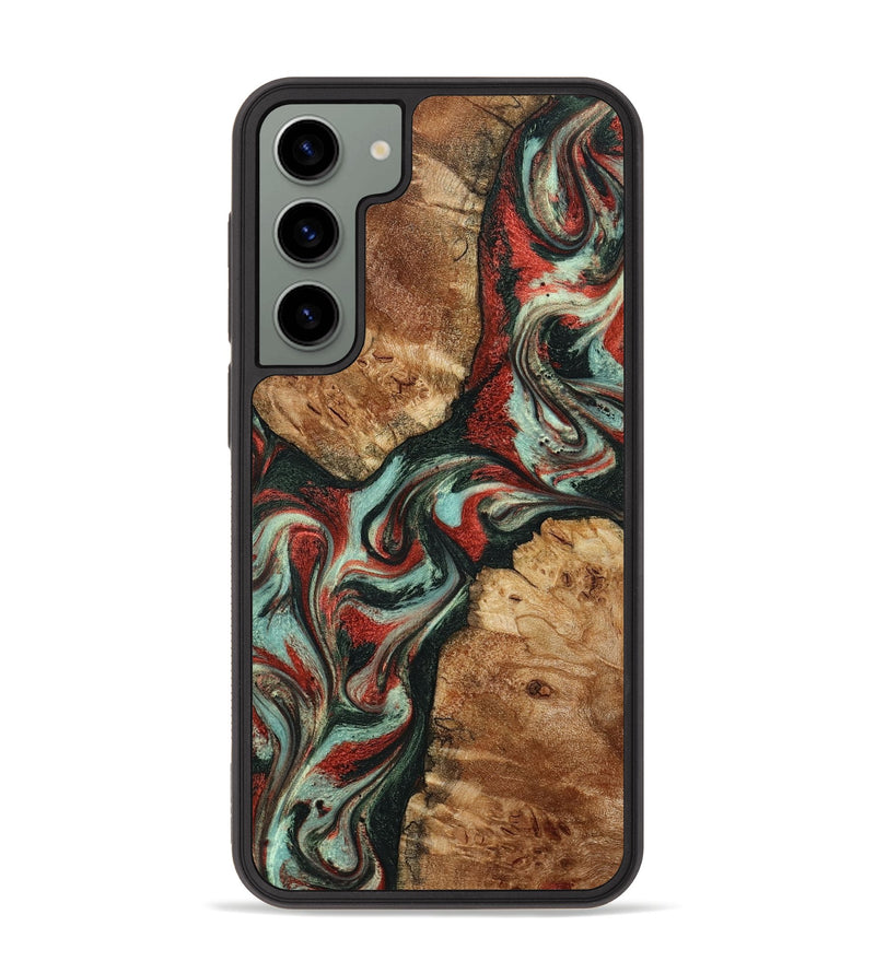 Galaxy S23 Plus Wood Phone Case - Selena (Green, 798101)
