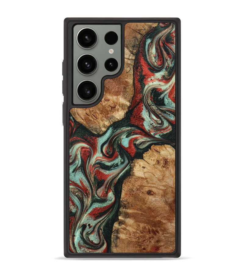 Galaxy S23 Ultra Wood Phone Case - Selena (Green, 798101)