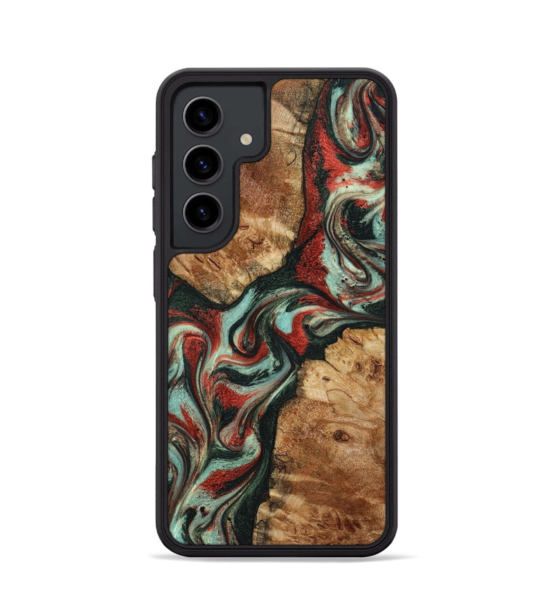 Galaxy S24 Wood Phone Case - Selena (Green, 798101)