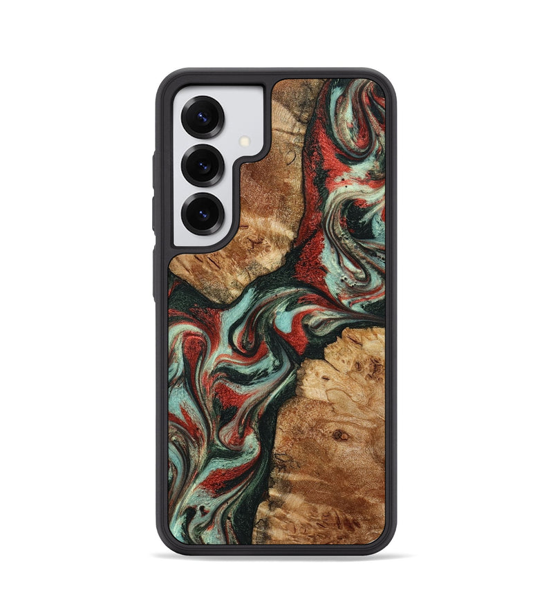 Galaxy S25 Wood Phone Case - Selena (Green, 798101)